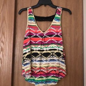 Tribal print tank top!